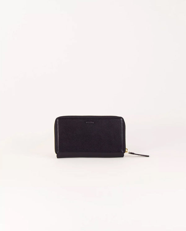 Theao Leather Wallet BLACK