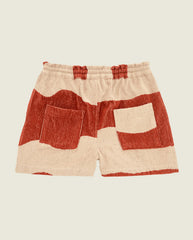 Drizzle Terry Shorts Amber Dune