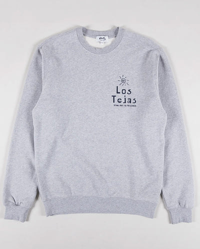 Los Tejas Crew Grey Marl