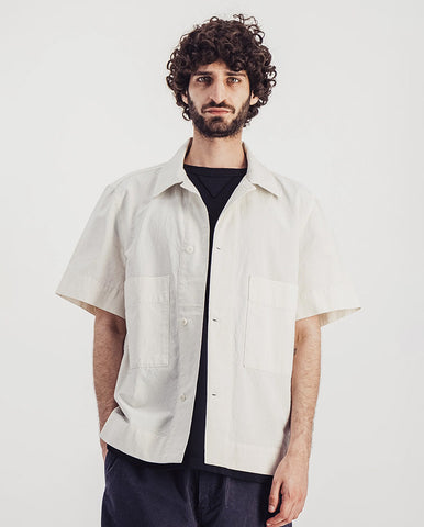 Branco Button Down Linen BLUE