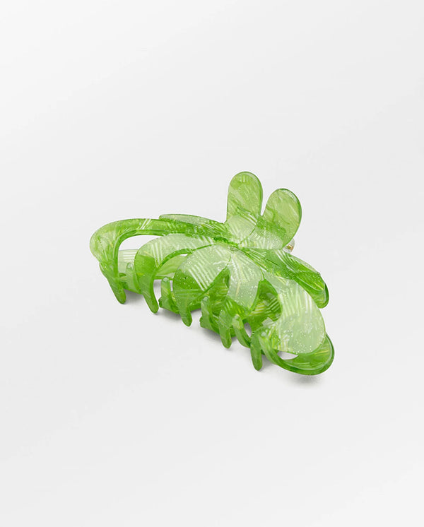 Marble magnolia Hair Claw GREEN