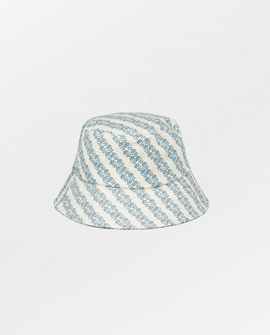 Striped Saverina Straw Hat Plum Perfect