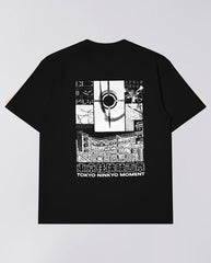 Tokyo Ninkyo Moment T-Shirt Black Garment Washed