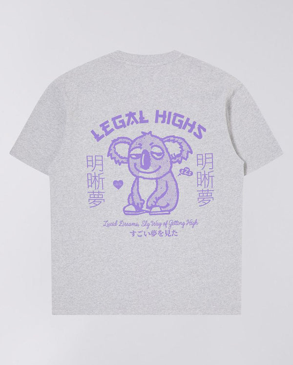 Legal High Tee Grey Marl