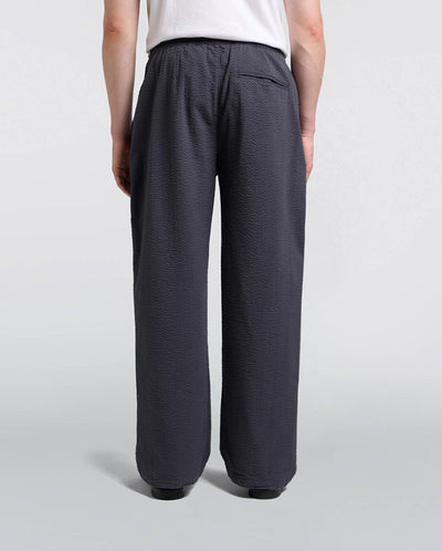 Edison Swollen Seersucker pant DARK GREY