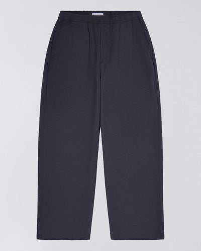 Edison Swollen Seersucker pant DARK GREY