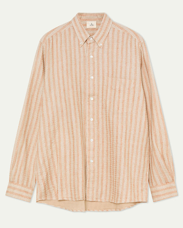 Bastos Loose Fit Shirt Clay Striped