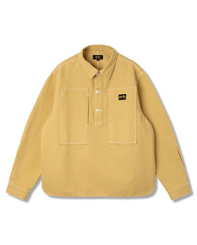 Painters Pop Over Shirt Khaki Bedford Cord