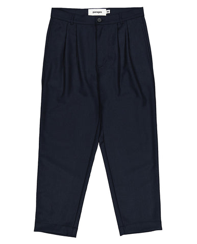 Super Twill Pleated Track Pant NAVY