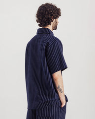 Bristol Polo Navy Stripes