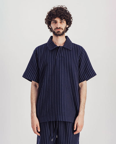 Bristol Polo Navy Stripes