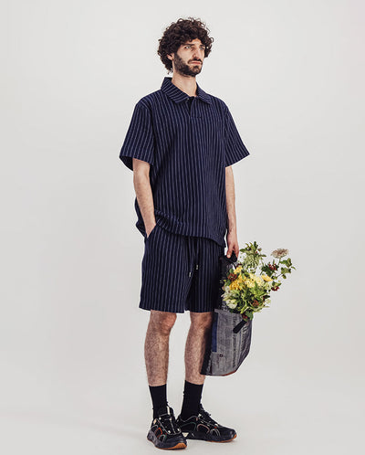 Bristol Polo Navy Stripes