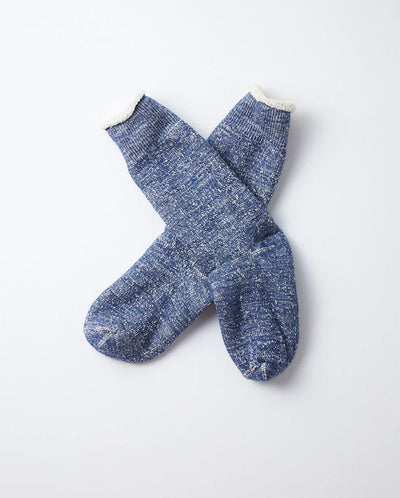 Double Face Crew Sock Deep Ocean