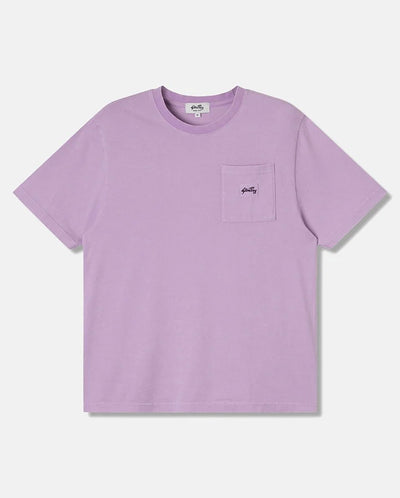 Patch Pocket Tee Washed Purple