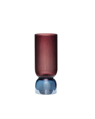 Flair vase Blue/Burgundy