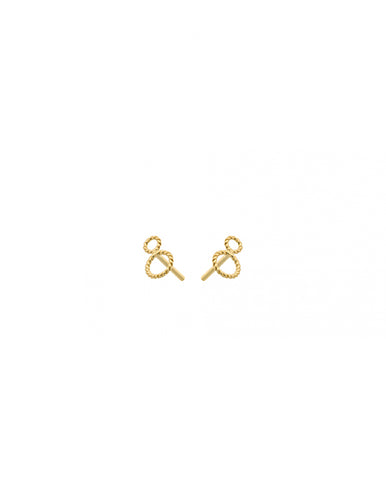 Bo Stone drop Rubis hoops GOLD